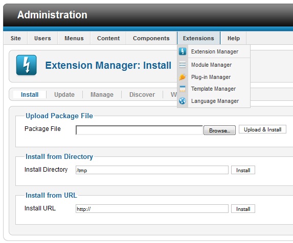 Joomla 1.6 Extension Manager.jpg