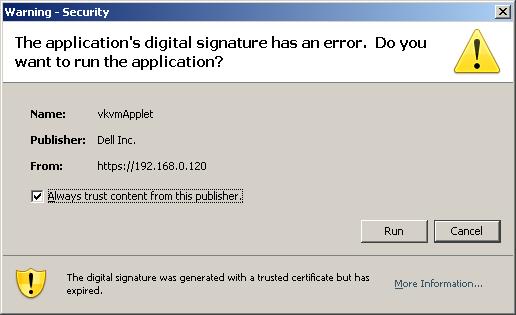 DRAC Console redirect Signature Error.JPG