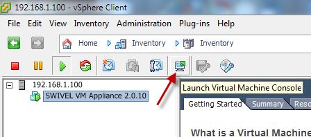 VMware vSphere Client Swivel VM Appliance Launch Console.JPG