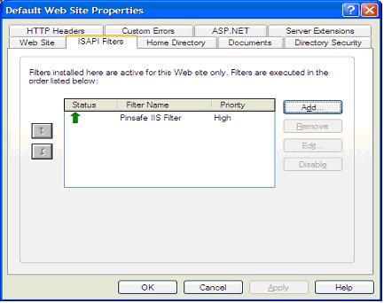 Microsoft OWA IIS 2003 PINsafe ISAPI filter.JPG
