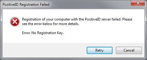 Taskbar Positive ID registration Failed No Registration Key.jpg