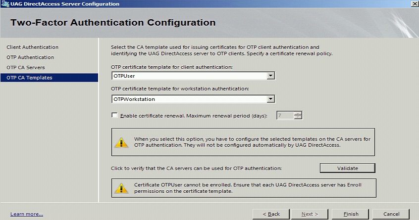 9 Forefront UAG Direct Access Two Factor Authentication Configuration CA Templates.jpg