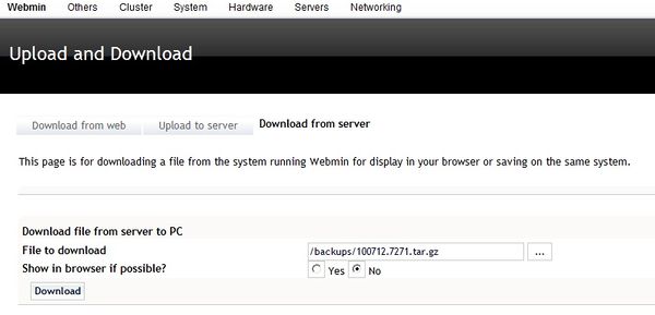 Swivel Appliance Webmin Download from server backups selected.jpg
