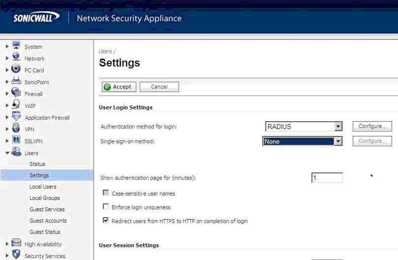 SonicWall NSA Integration Swivel Knowledgebase Wiki